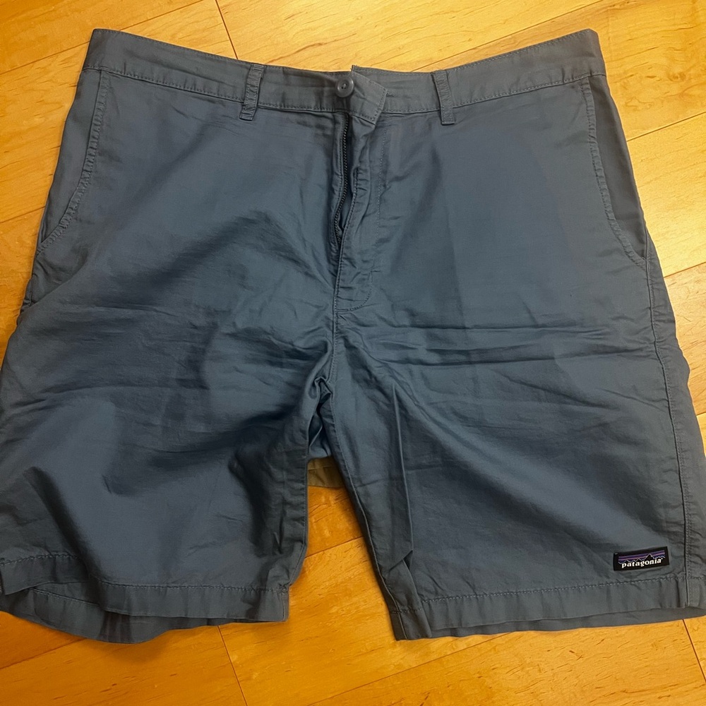 Patagonia Men's Slate Blue Flat Front Shorts